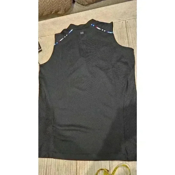 PGA Tour Women's Heathered Blue Tank Top Size M Keyhole Back NWT - Picture 8 of 11